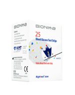 نوار تست قند بایونیم مدل GS300 بسته 25 عددی
