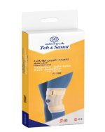 زانوبند نئوپرن چهارفنره قابل تنظیم سایز XL کد 41500 طب و صنعت