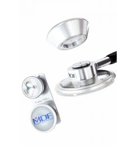 گوشی پزشکی دو طرفه بزرگسال و اطفال دو دیافراگم تیتانیوم MDF مدل 777DT - Image 2