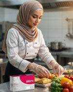 دستکش نایلونی ۱۱۰ گرمی غیر استریل بکر