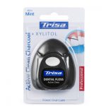 نخ بین دندانی ذغال فعال Trisa مدل Active Clean Charcoal