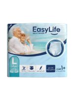 پوشینه شورتی ایزی لایف سایز بزرگ بسته 10 عددی مناسب بزرگسالان با جذب بالا و طراحی راحت