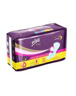 نوار بهداشتی بالدار یلدا ویژه شب کتانی تافته سایز XXL بسته 7 عددی