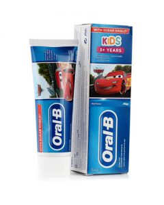 خمیر دندان کودک اورال بی Junior +3 Years مدل Cars حجم 75 میلی لیتر
