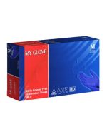 دستکش نیتریل بدون پودر سایز M برند MY GLOVE