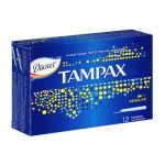 تامپون قاعدگی برند دیسکریت TAMPAX Discreet بسته 12 عددی
