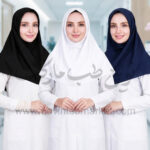 مقنعه پزشکی مشکی