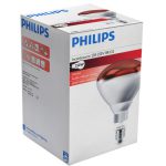 لامپ مادون قرمز ۲۵۰ وات فیلیپس BR125/RED پایه E27