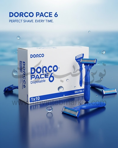 تیغ خودتراش 6 لبه دورکو مدل DORCO PACE 6