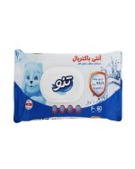 دستمال مرطوب آنتی باکتریال بدون عطر تنو بسته 60 عددی