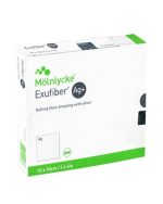 پانسمان اگزوفایبر نقره مونلیکه سایز 10 در 10 سانت Molnlycke Exufiber Ag