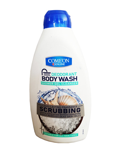 شامپو بدن ژله ای لایه بردار کامان مدل SCRUBBING حجم 510 میل