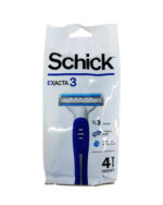 خودتراش شیک مدل Schick EXACTA 3 پک 4 عددی