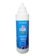 محلول شستشوی لنز آویزور all clean soft حجم 250 میلی لیتر