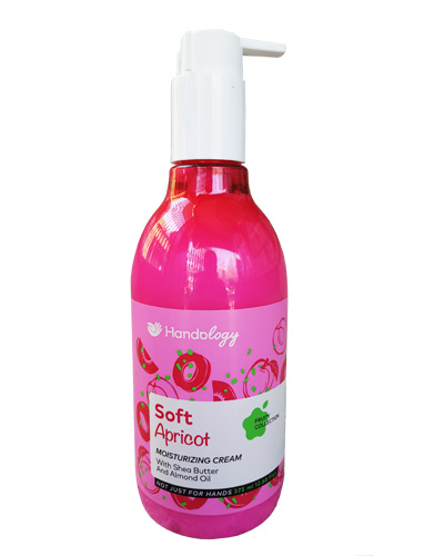 کرم پمپی آبرسان دست و صورت هندولوژی شی باتر و روغن بادام حجم 375 میل