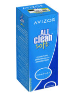 محلول شستشوی لنز آویزور all clean soft حجم 350 میلی لیتر
