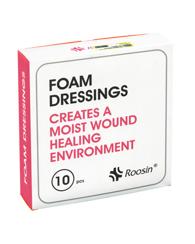 پانسمان فوم روزین سایز 10 در 10 سانت Roosin Foam Dressings