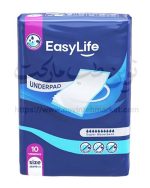 زیرانداز بهداشتی ایزی لایف آنتی باکتریال سایز 60 در 90 بسته 10 عددی