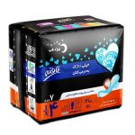 نوار بهداشتی بالدار نازک ویژه شب کتان سایز XL بسته 7 عددی تافته